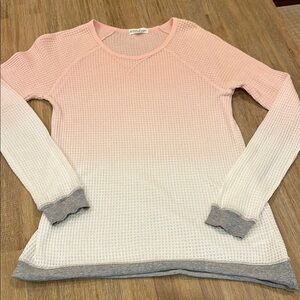 P.J. Salvage Ombre Long Sleeve Top